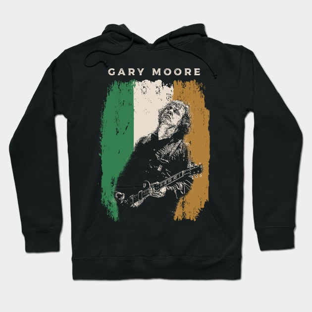 Vintage Distressed Gary Moore Hoodie by Yopi